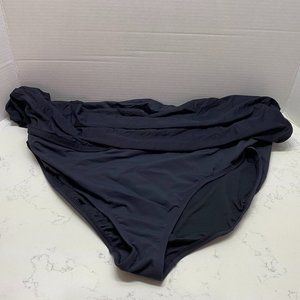 NWT Bleu Rod Beattie Black Skirted Bikini Bottom